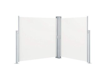 VidaXL Uittrekbaar Windscherm 140x600 cm Crème - 40% Korting