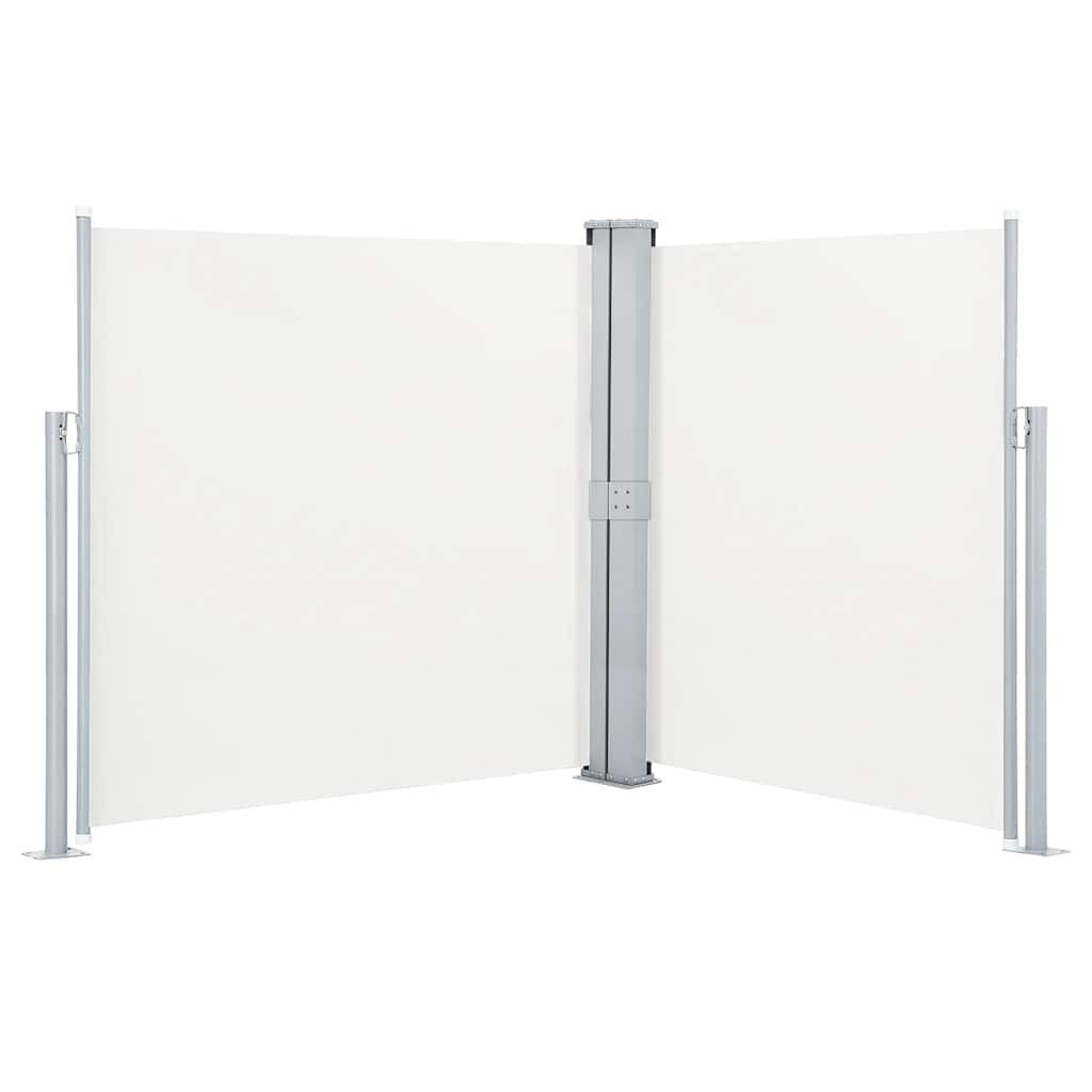VidaXL Uittrekbaar Windscherm 140x600 cm Crème - 40% Korting