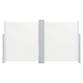 VidaXL Uittrekbaar Windscherm 140x600 cm Crème - 40% Korting