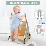 Montessori Babyloopwagen, hout, loophulp om te leren lopen, Montessori speelgoed, multifunctioneel, houten speelgoed voor peuters, babywandelspeelgoed voor kinderen, cadeau voor jongens en meisjes