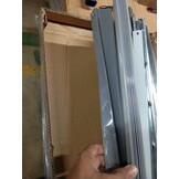 vidaXL Tuinbox 129x67x65 cm grijs