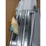 vidaXL Tuinbox 129x67x65 cm grijs