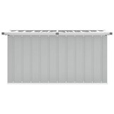 vidaXL Tuinbox 129x67x65 cm grijs