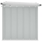 vidaXL Tuinbox 129x67x65 cm grijs