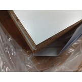 vidaXL Plantenstandaard 33x33x100 cm bewerkt hout wit