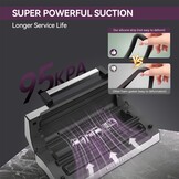 Mesliese Vacuümmachine 140W - Krachtige Vacuümsealer met Dubbele Sealstrip - Zilver