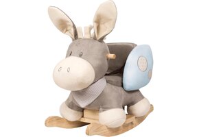 Schommeldier Ezel Cappuccino Blauw - 36% Korting!