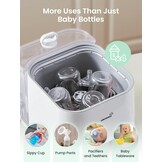 Grownsy EaseClean Premium Automatische Flessenwasser, Reinigen, Steriliseren en Drogen in één Apparaat, voor Babyflessen, Borstkolfonderdelen en Accessoires