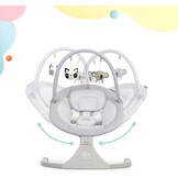 Kinderkraft LULI Elektrische babywippenstoel Grijs
