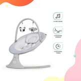 Kinderkraft LULI Elektrische babywippenstoel Grijs