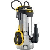 Stanley SXUP1100XDE dompelpomp voor vuil water (1100 W, debiet max. 16.500 l/u, opvoerhoogte max. 10,5 m),Meerkleurig