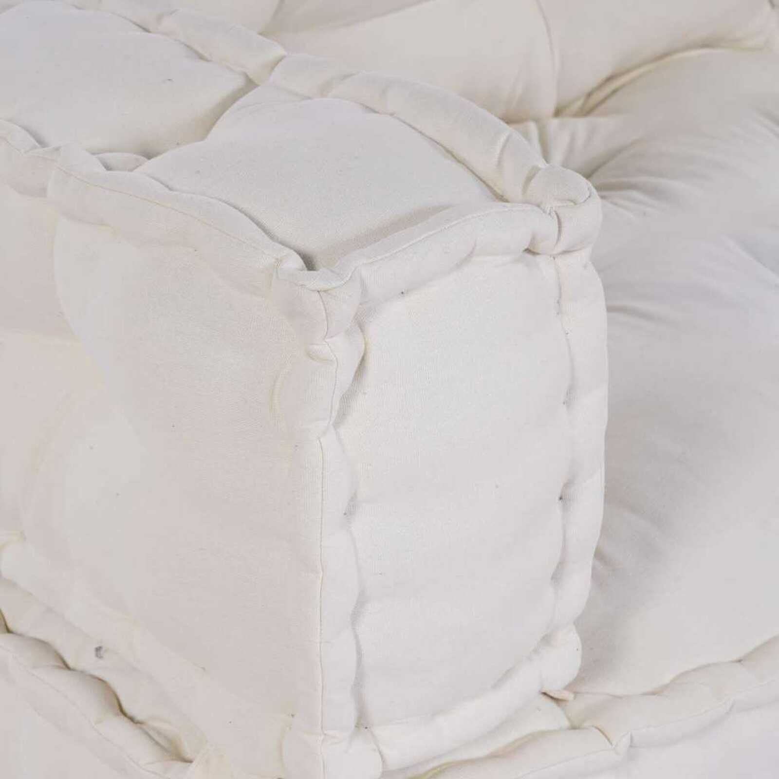 vidaXL Pallet Sofa Kussen 3 pcs Crème Stof