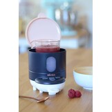 BÉABA - Bib'expresso - Flessenmaker voor baby's en peuters - Snelle bediening met één hand - Instelbare temperatuur - Eenvoudig, intuïtief en compact - nachtblauw