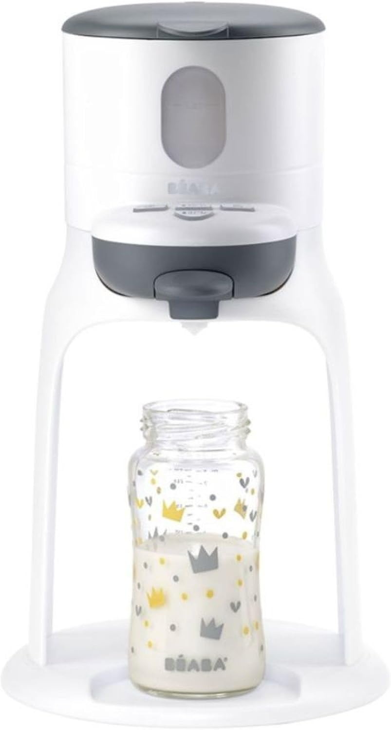 BÉABA - Bib'expresso - Flessenmaker voor baby's en peuters - Snelle bediening met één hand - Instelbare temperatuur - Eenvoudig, intuïtief en compact - nachtblauw