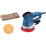 Bosch Professional excenterschuurmachine GEX 34-125 (schuurplateau-⌀ 150 mm, schuurblad C470 voor hout, afzuigingsadapter, in doos)