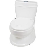 BABYGO Potty 9007 Potty voor kleine kinderen, realistisch kindertoilet met spoelgeluid, ideaal als eerste toilet voor je peuter (1 stuk)