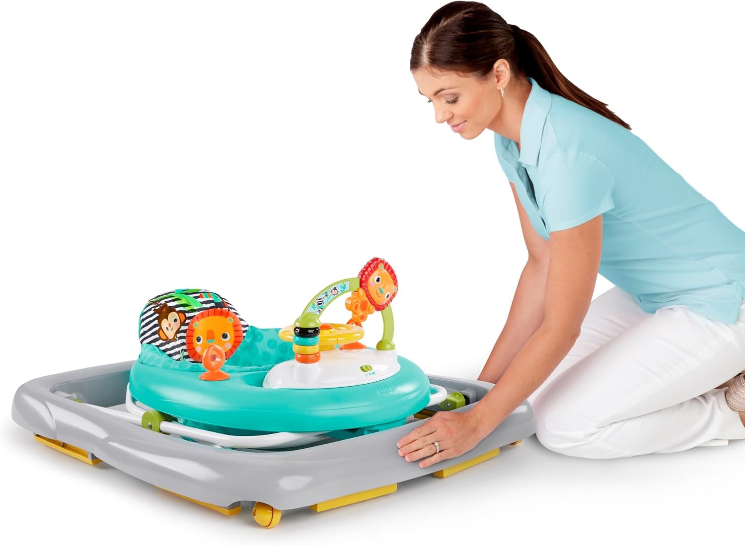 Bright Starts, looplerhulp Leeuw en aap multi