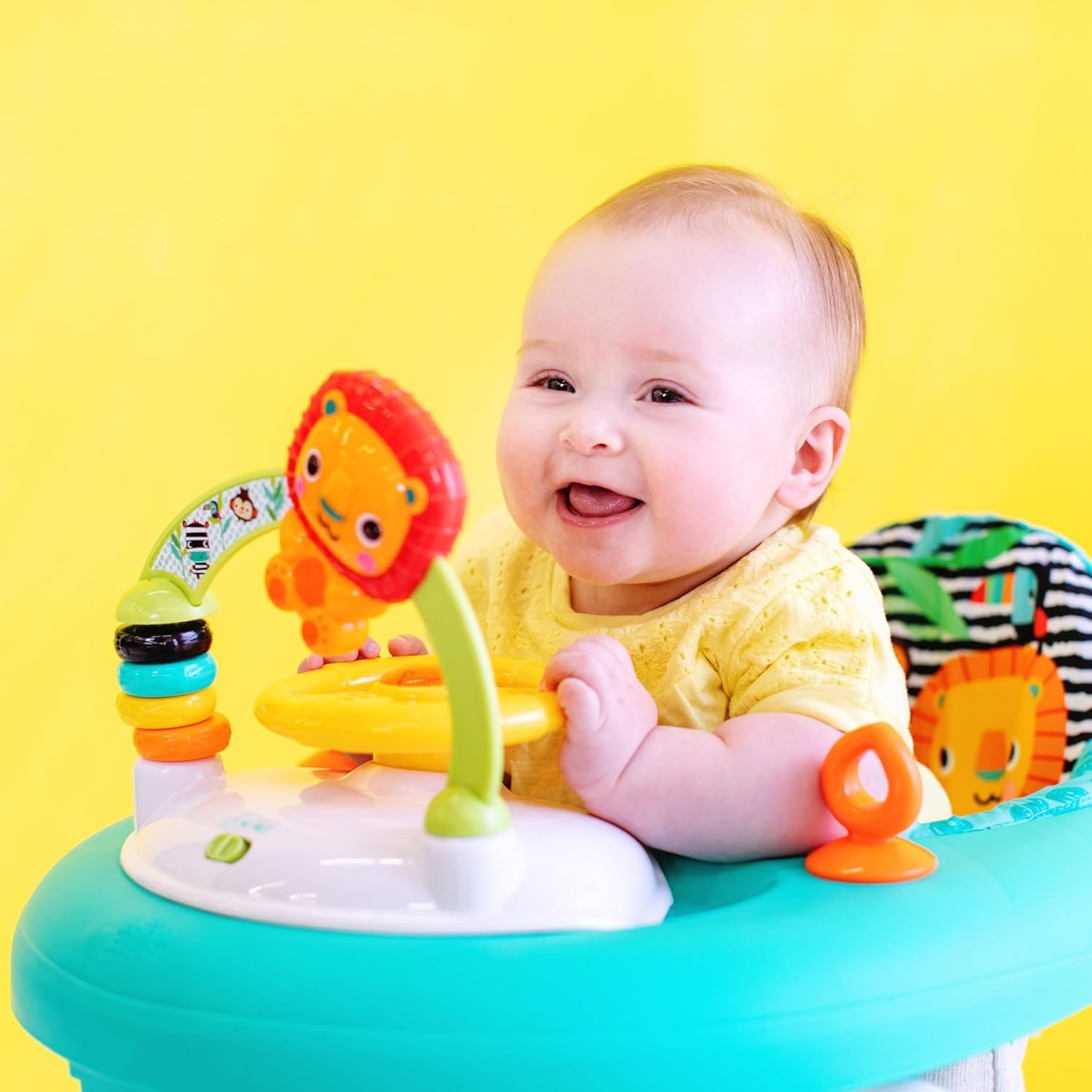 Bright Starts, looplerhulp Leeuw en aap multi