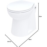 Sanipro SETSANC SETSAN C Compact toilet met pomp, 500 W