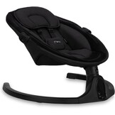 MOMI KENANI Onyx schommelbank voor kinderen tot 9 kg, met led-display, afstandsbediening en Bluetooth voor verbinding met smartphone, stroomvoorziening via batterijen en/of netvoeding