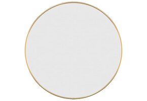 Ronde Wandspiegel Ø50 cm Goudkleurig - 39% Korting