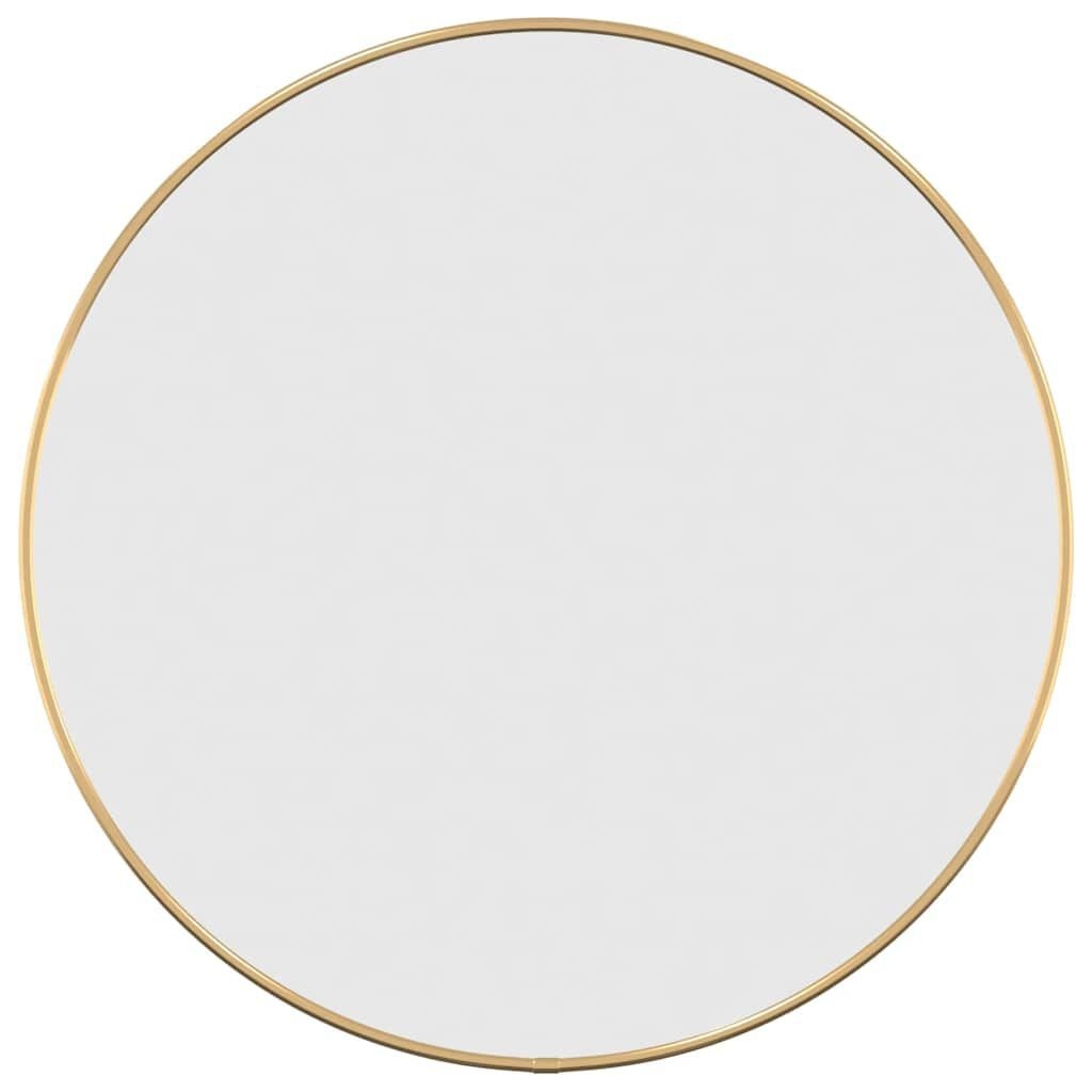 vidaXL Wandspiegel rond Ø50 cm goudkleurig