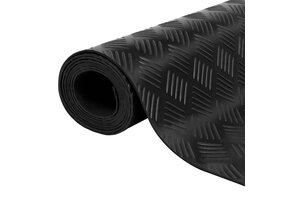 VidaXL Vloermat Anti-slip 1,5x2m Rubber Ruit 3mm - 40% Korting