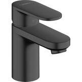 hansgrohe Vernis Blend - Wastafelkraan zonder afvoer, Wastafelmengkraan met uitloop hoogte 71 mm, Badkamerkraan waterbesparend (EcoSmart), mat zwart, 71558670
