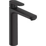 hansgrohe Vernis Blend - Wastafelkraan zonder afvoer, Wastafelmengkraan met uitloop hoogte 71 mm, Badkamerkraan waterbesparend (EcoSmart), mat zwart, 71558670