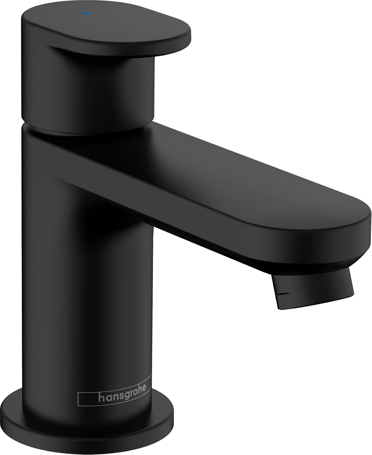 hansgrohe Vernis Blend - Wastafelkraan zonder afvoer, Wastafelmengkraan met uitloop hoogte 71 mm, Badkamerkraan waterbesparend (EcoSmart), mat zwart, 71558670
