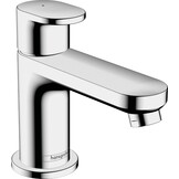 hansgrohe Vernis Blend - Wastafelkraan zonder afvoer, Wastafelmengkraan met uitloop hoogte 71 mm, Badkamerkraan waterbesparend (EcoSmart), mat zwart, 71558670