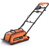 Evolution Power Tools H320-E Hulk Elektroplaatverdichter, elektrisch - Ideaal voor het egaliseren van bestrating, kunstgrasvoorbereiding, patio, straatwerk, zand, aarde - 2 jaar garantie, 230V