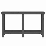vidaXL Werkbank 140x50x80 cm massief grenenhout grijs