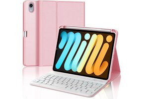 Hoes met AZERTY Toetsenbord voor iPad Mini 7 (2024) - 8,3 inch Zwart - 39% Korting