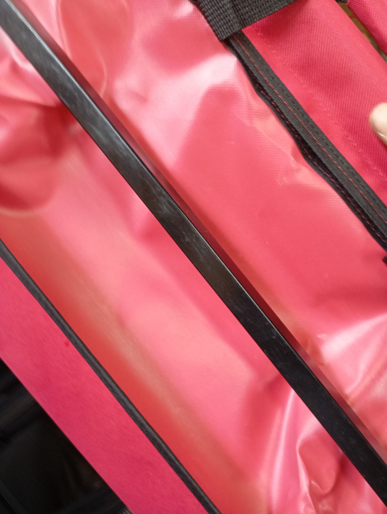 Bolderkar - opvouwbaar - 90x54x63 cm - tot 90 kg - rood