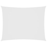 vidaXL Zonnescherm rechthoekig 3x4 m oxford stof wit