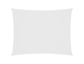 vidaXL Zonnescherm rechthoekig 3x4 m oxford stof wit