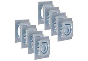 Bevestigingsringen Aanhanger 2000 kg Verzinkt Staal (8 Stuks) - 34% Korting!