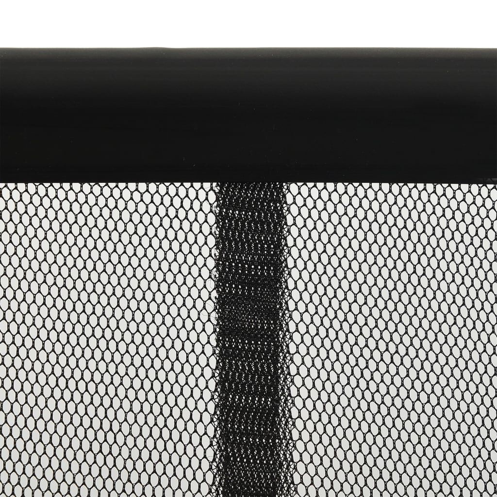 VidaXL Vliegengordijn 10-delig 240x240 cm Zwart - 39% Korting