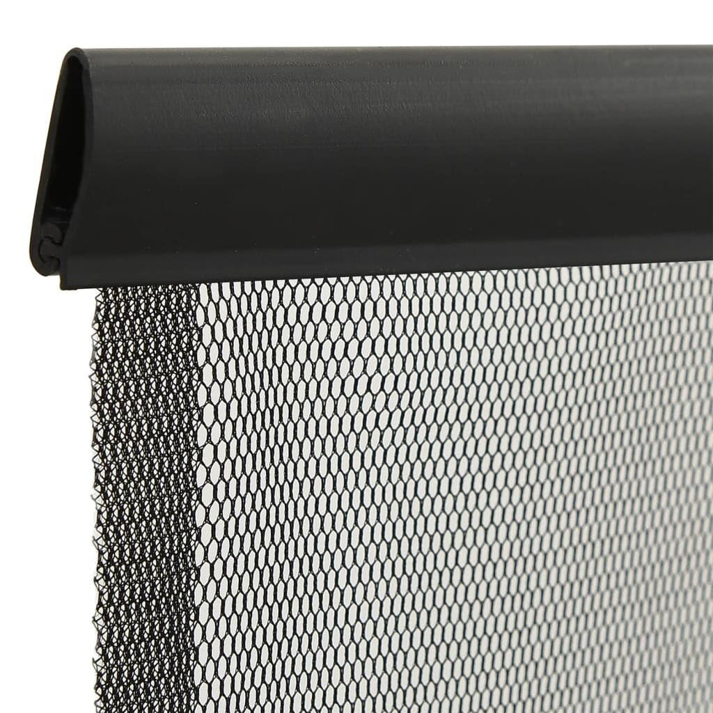 VidaXL Vliegengordijn 10-delig 240x240 cm Zwart - 39% Korting