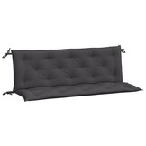 vidaXL Tuinbankkussens 2 st 150x50x7 cm oxford stof antracietkleurig