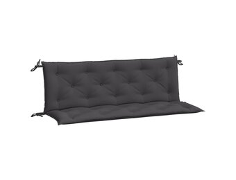 vidaXL Tuinbankkussens 2 st 150x50x7 cm oxford stof antracietkleurig