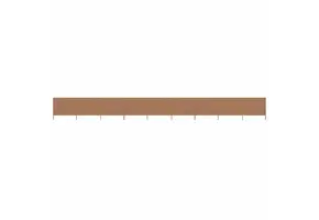 Windscherm Taupe 9-Panel 1200x120cm - 51% Korting!