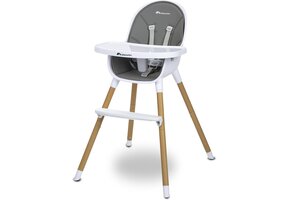 Meegroeistoel 2-in-1 | 6m-6j | Warm Grey | 34% Korting