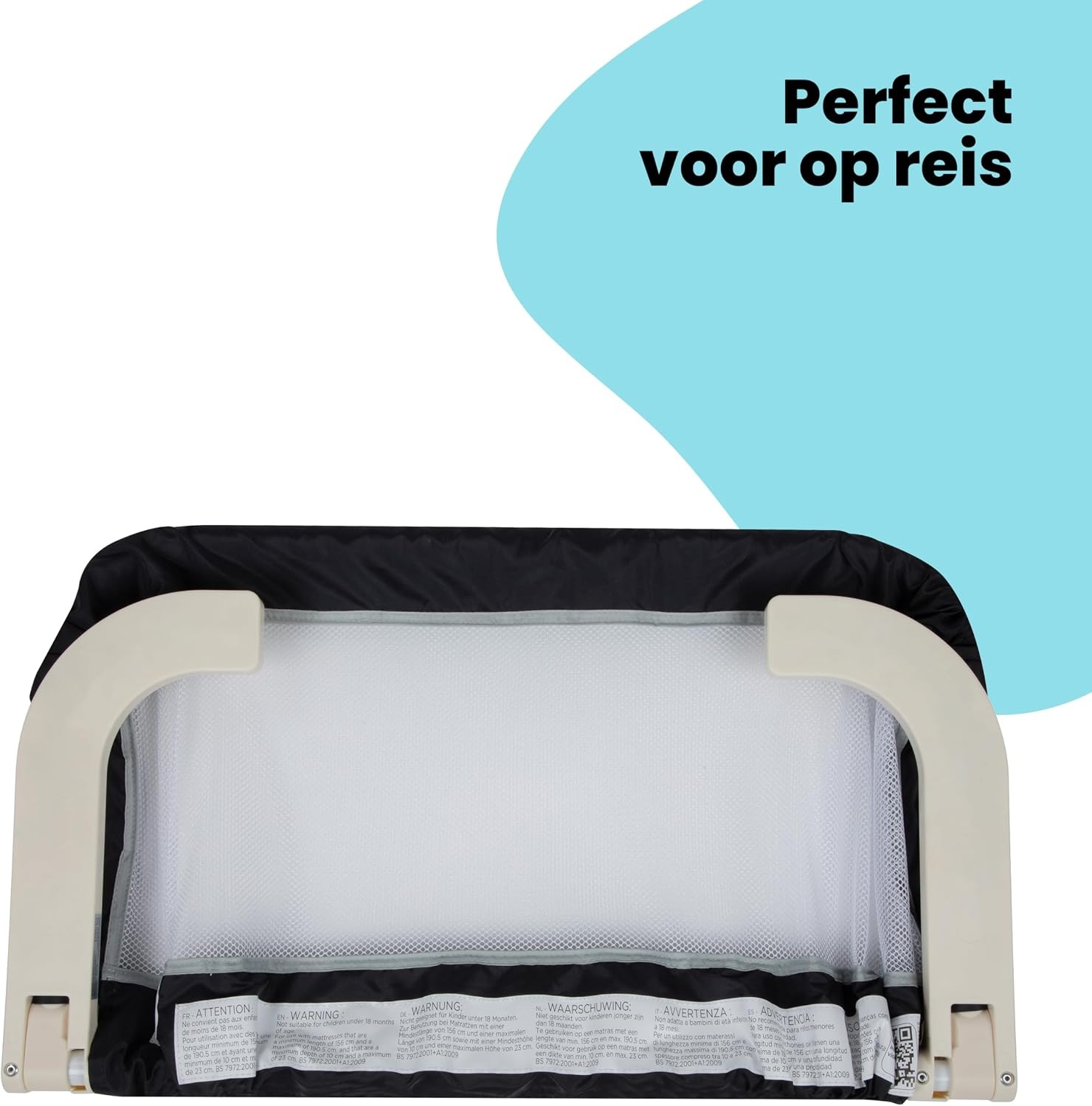 Safety 1st Draagbare Bedhek Dark Grey 106x42cm