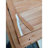vidaXL Latwerkplantenbak 70x30x135 cm massief vurenhout bruin
