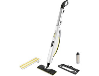 Kärcher stoomreiniger SC 3 Upright EasyFix, opwarmtijd: 0,5 min., oppervlaktecapaciteit: ca. 60 m², tank: 0,5 l, verwarmingsvermogen: 1.600 W, met vloermondstuk, vloerdoek, tapijtglijder