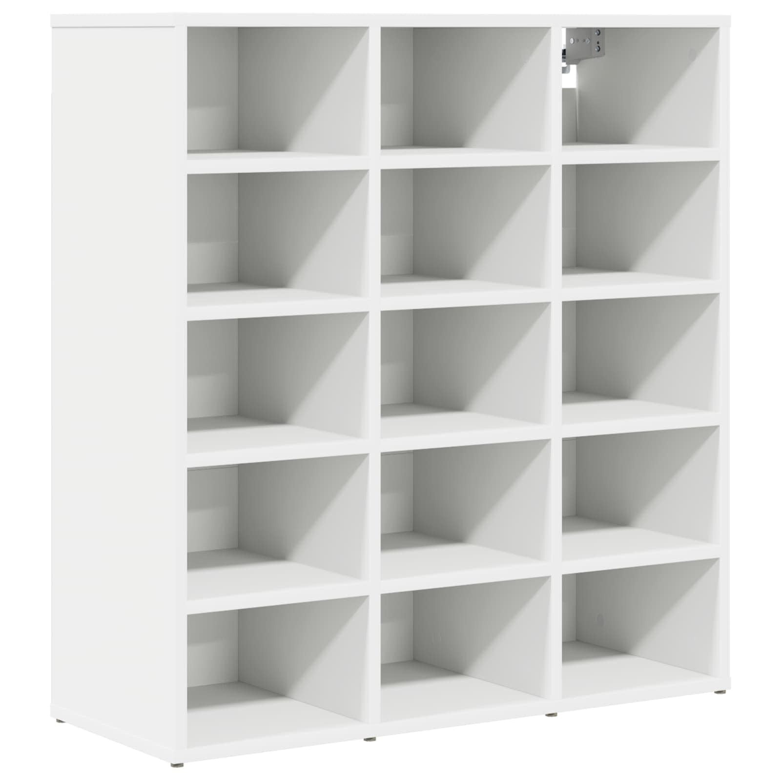 vidaXL Schoenenkast 77,5 x 30 x 83,5 cm Bewerkt hout Wit