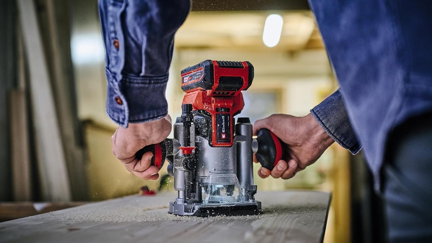 Einhell Professional accu-boven-/kantfreesset TP-RO 18 Set Li BL-Solo