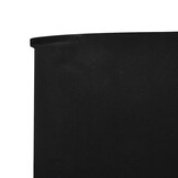 vidaXL Windscherm 9-panelen 1200x160 cm Zwart - 54% Korting!